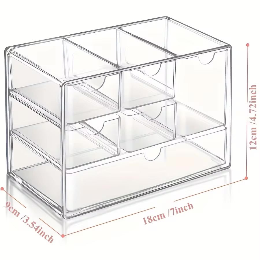 6-Drawer Acrylic Makeup & Beauty Organizer