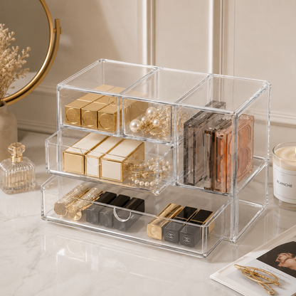 6-Drawer Acrylic Makeup & Beauty Organizer