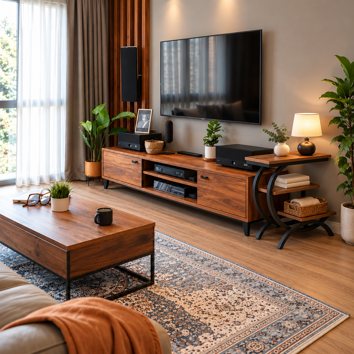3 Tier Storage Side Table